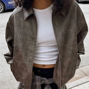 Vegan Leather Jacket